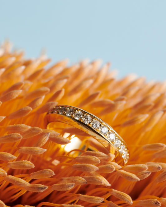 Song Ring 1/2 - White Diamonds