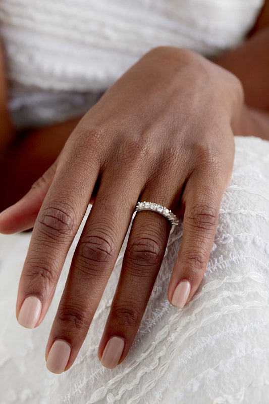 Crest Ring - White Diamonds