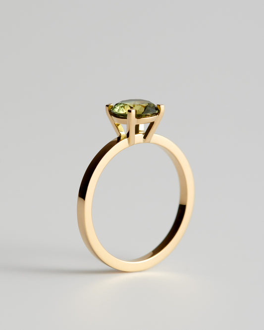 Solitaire - 4 Claw Round - Australian Sapphire (Sol 08)