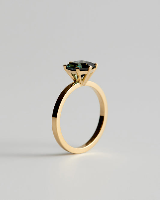 Solitaire - 6 Claw Hexagonal - Australian Sapphire (Sol 11)
