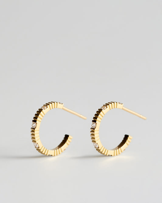 Beacon Hoop Earrings