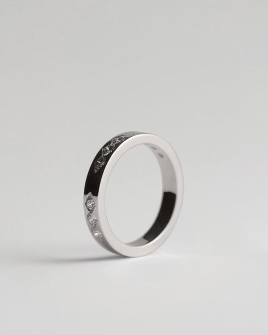 Triple Trap Ring - White Diamonds