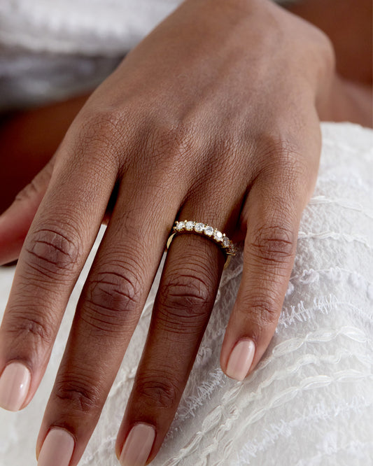 Crest Ring - White Diamonds