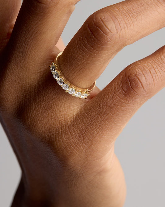Crest Ring - White Diamonds