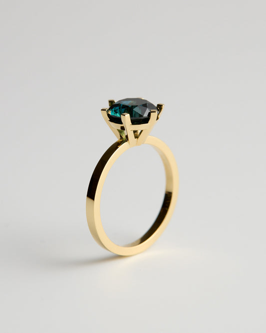 Solitaire - 6 Claw Round - Australian Sapphire (Sol 24)