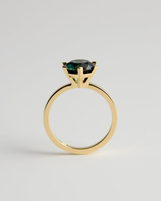 Solitaire - 6 Claw Round - Australian Sapphire (Sol 24)