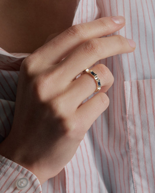 Bridge Ring - Australian Sapphires