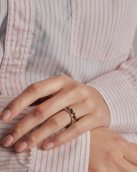 Parmentier Ring - Almandine Garnets