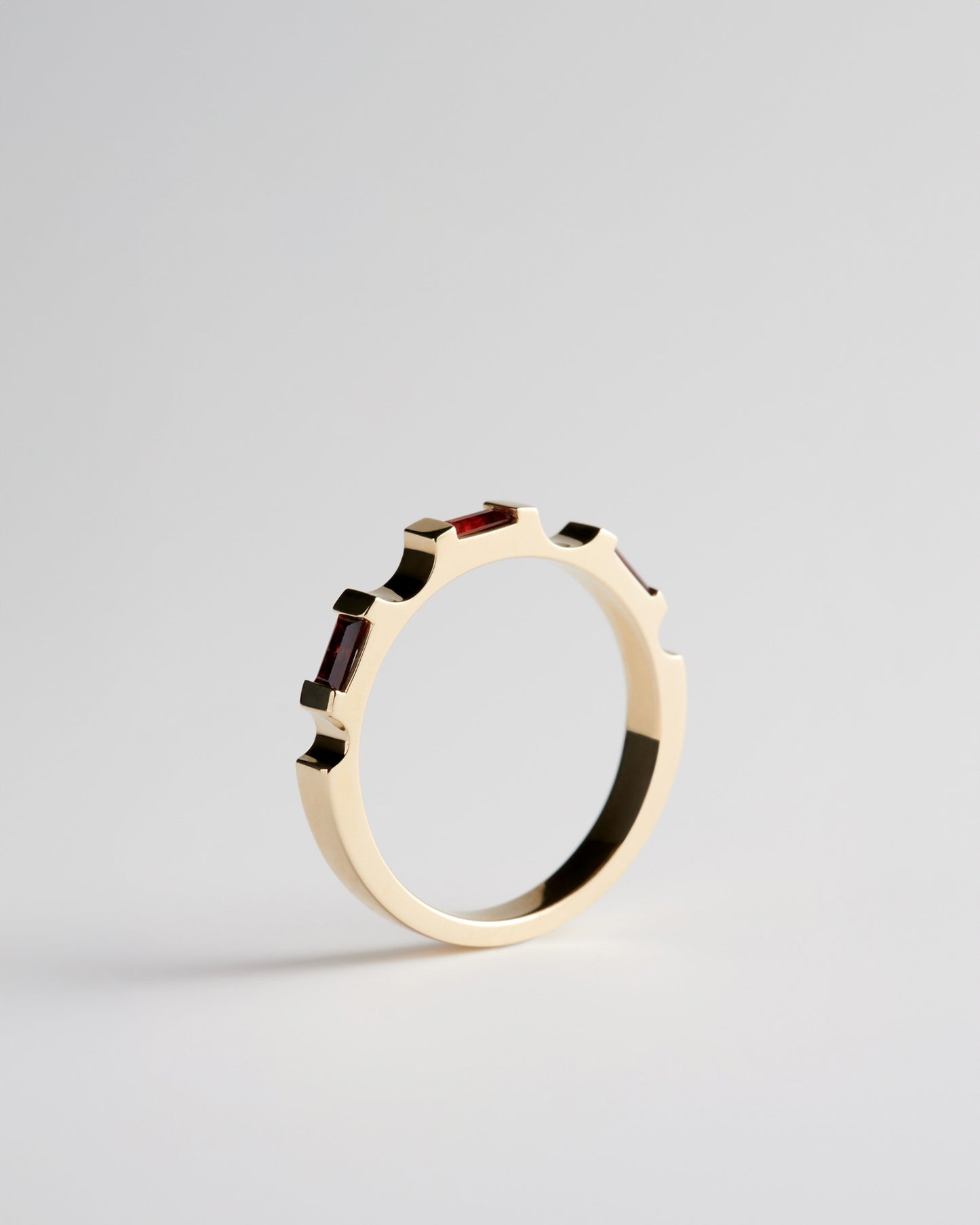 Bridge Ring - Almandine Garnet