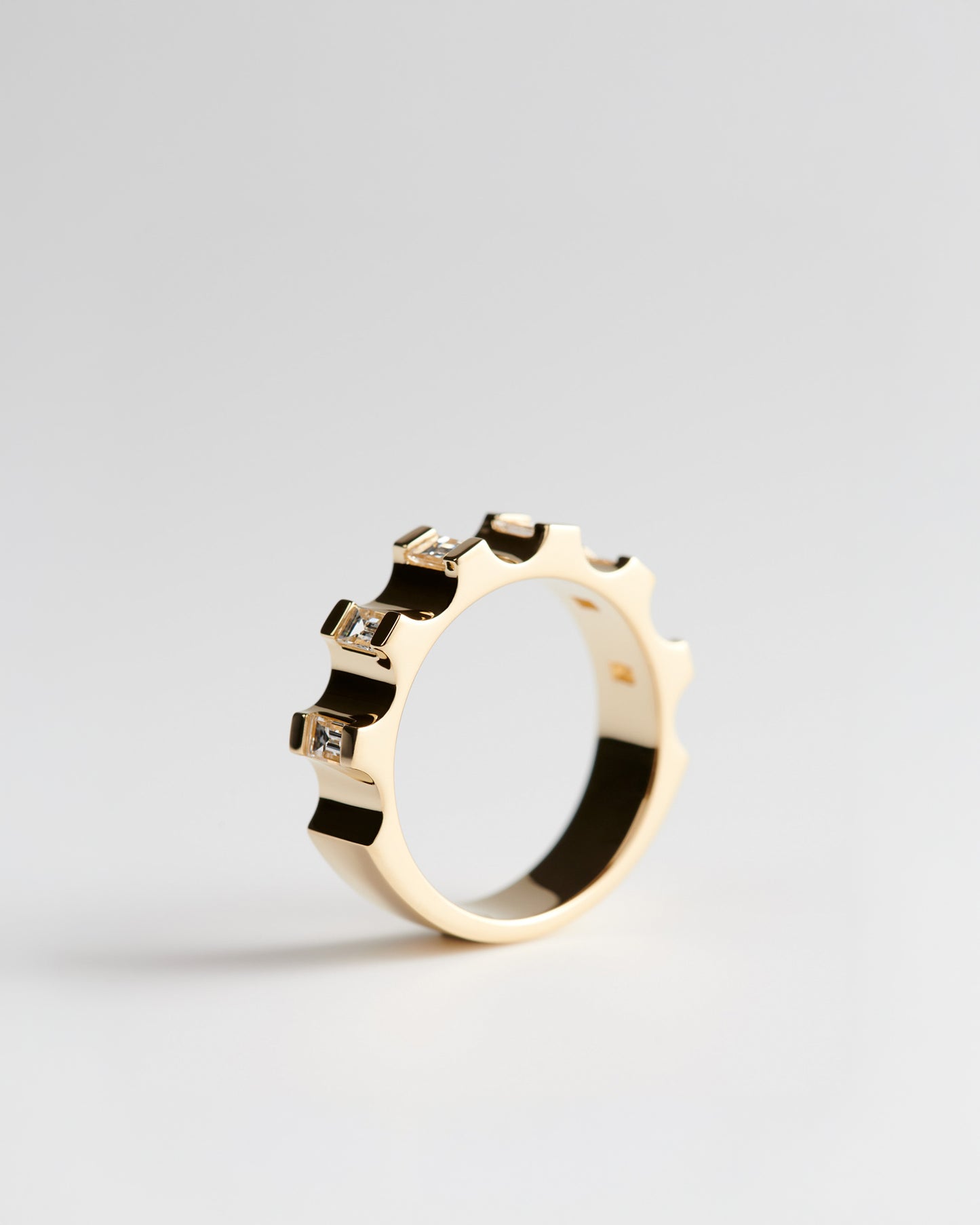 Parmentier Ring - White Diamonds