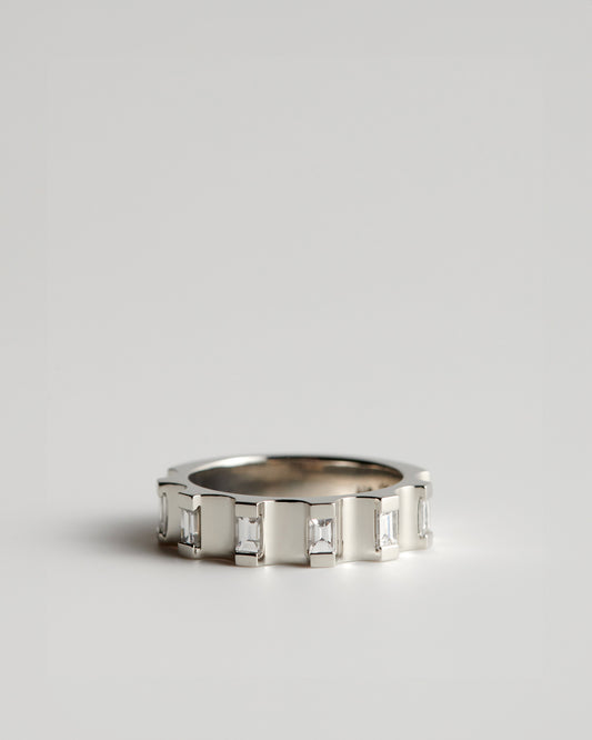 Parmentier Ring - White Diamonds