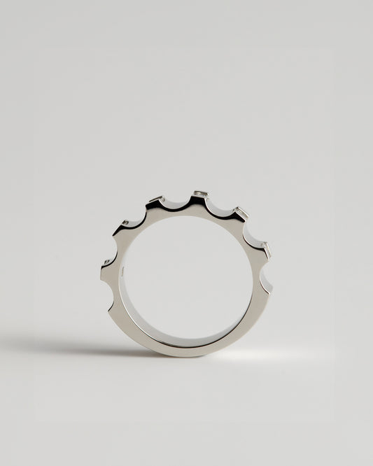 Parmentier Ring - White Diamonds