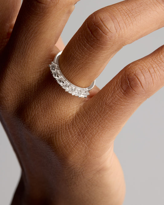 Crest Ring - White Diamonds