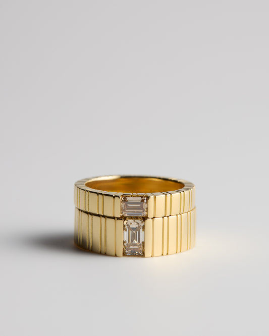 LVM Ring - Classic - Champagne Diamond