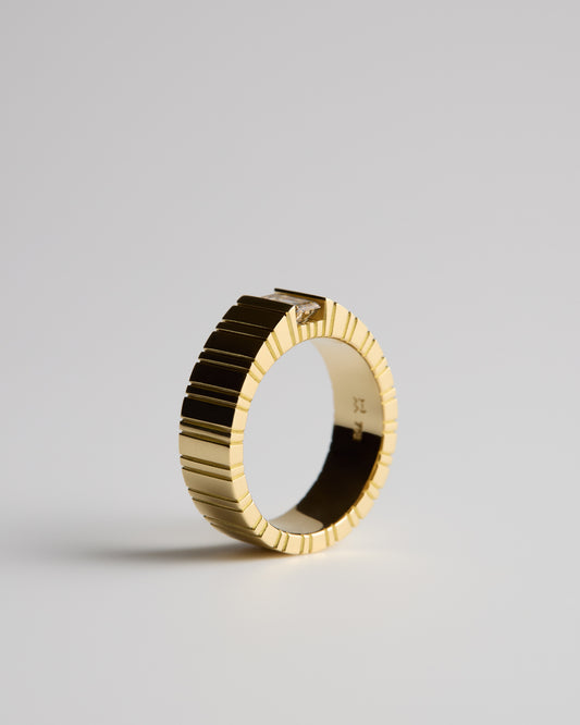 LVM Ring - Classic - Champagne Diamond