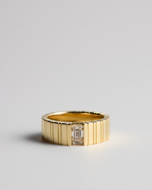 LVM Ring - Classic - Champagne Diamond
