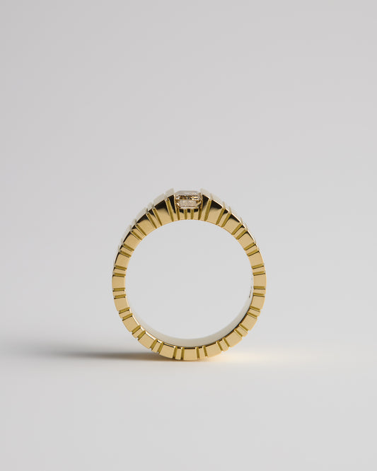 LVM Ring - Classic - Champagne Diamond