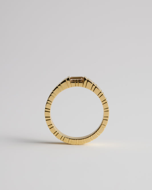 LVM Location Ring - Fine - Champagne Diamond - (LOC09)