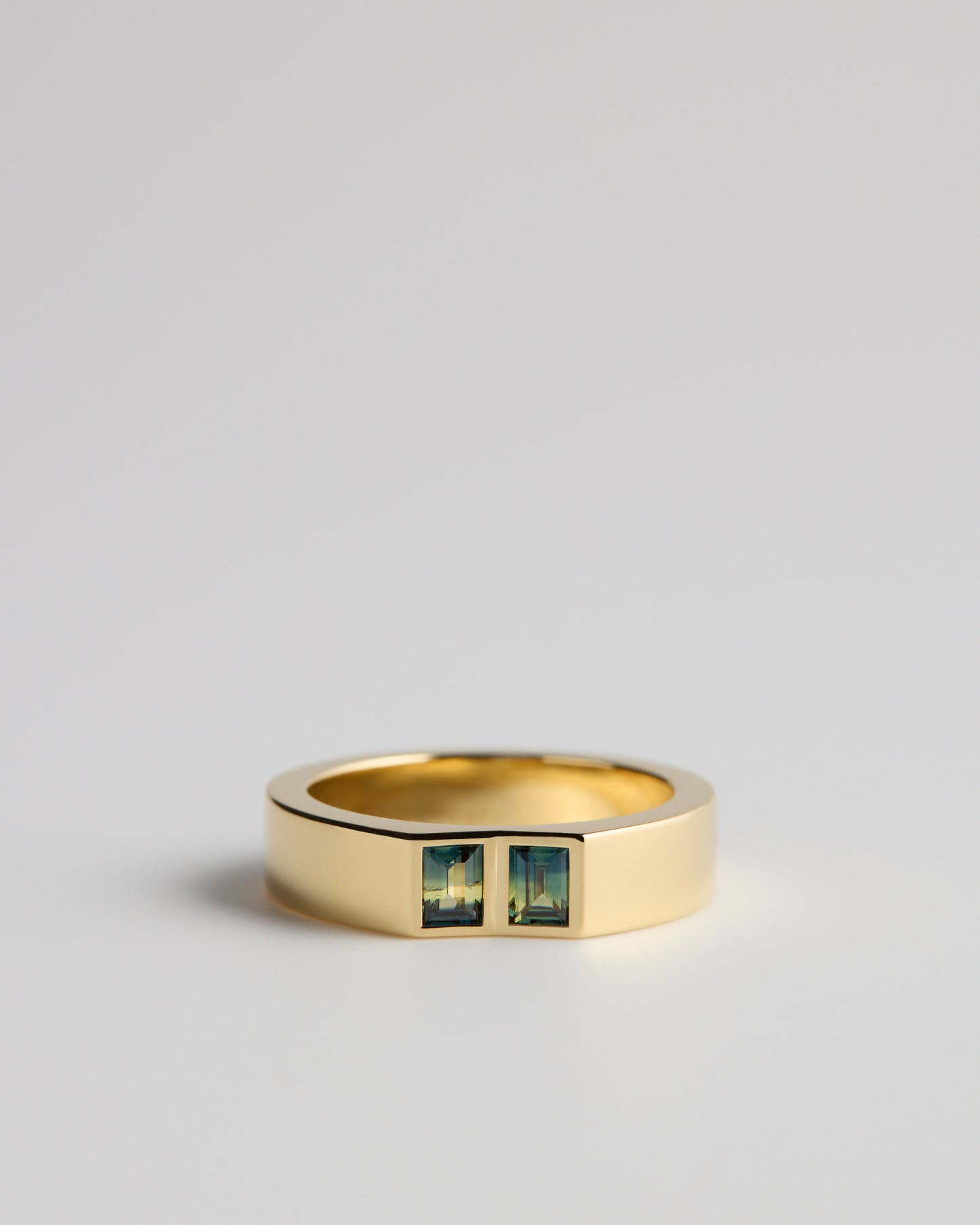 Australian Parti Sapphires - 18ct Yellow Gold