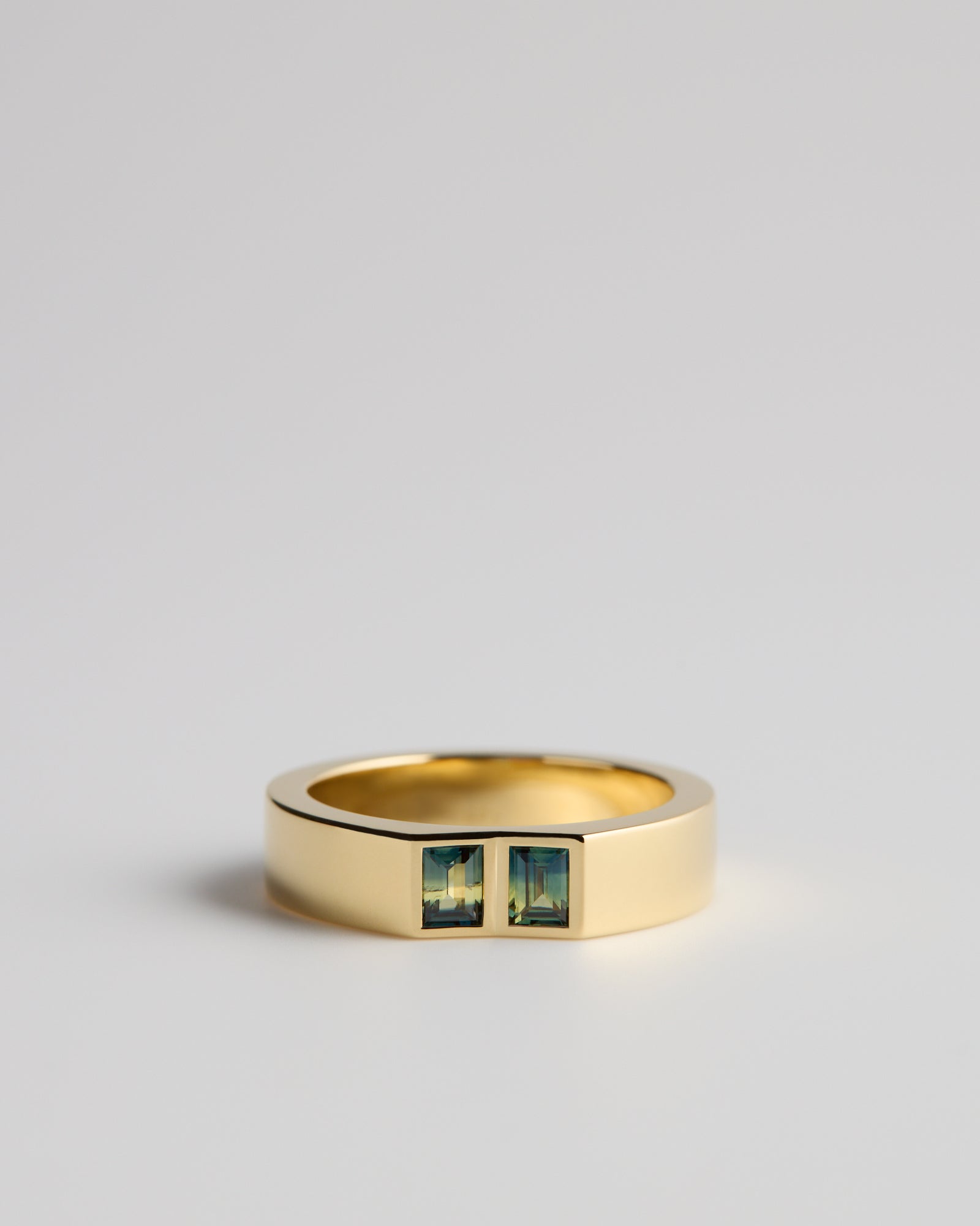 Australian Parti Sapphires - 18ct Yellow Gold