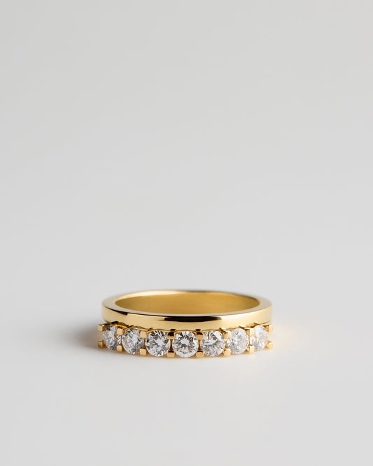 Crest Ring - White Diamonds