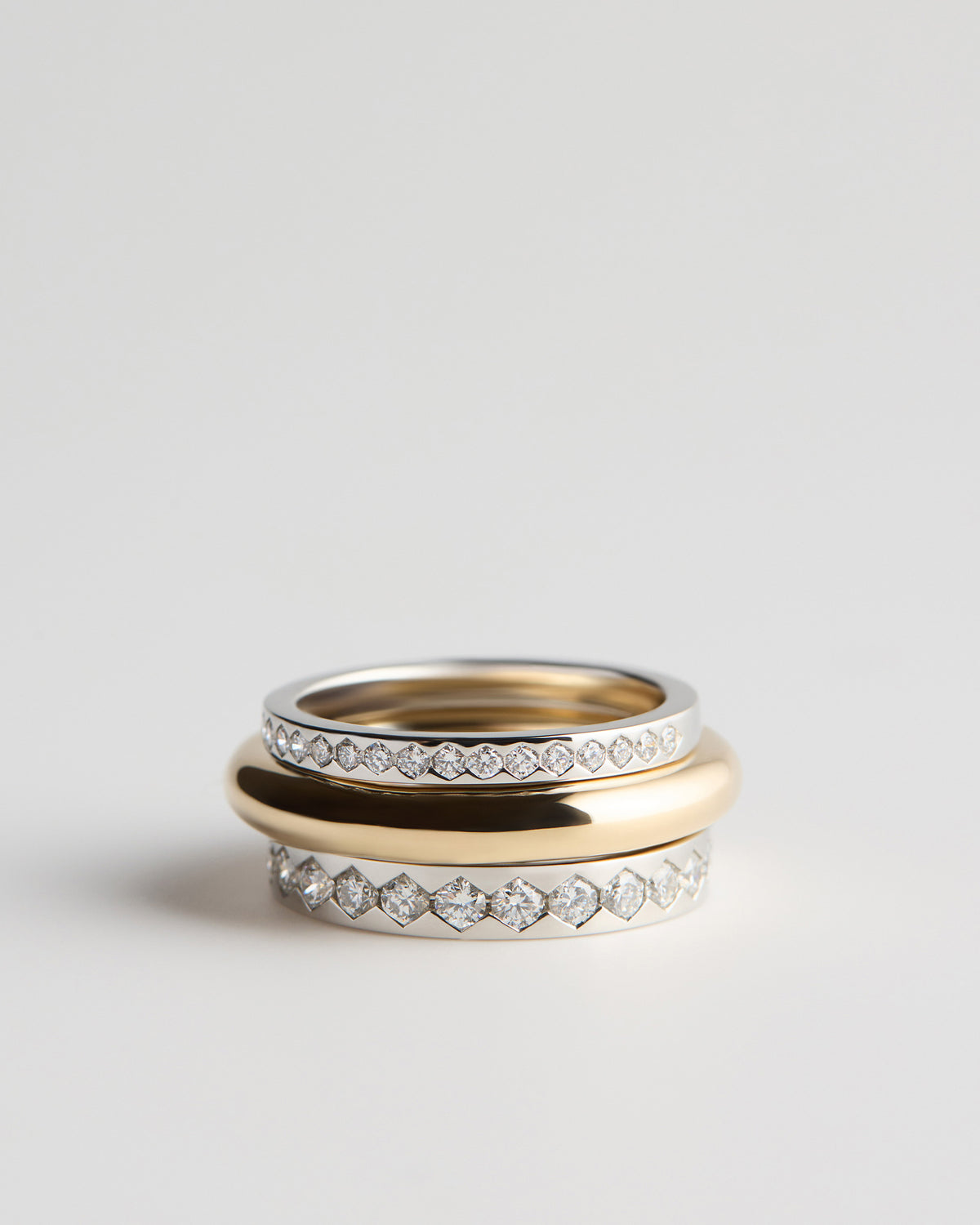 Trap Ring - White Diamonds