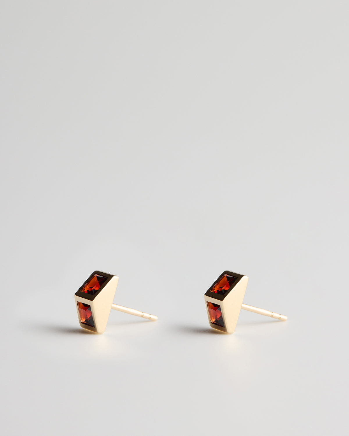 Joan 244 Studs - Almandine Garnets