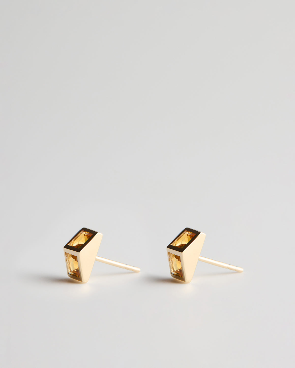 Joan 244 Studs - Citrines
