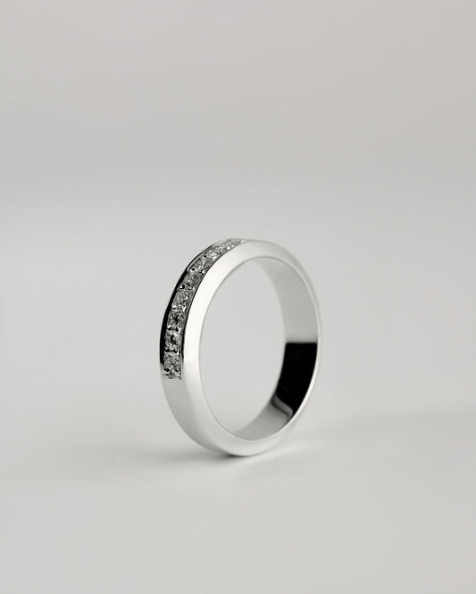 Song Ring 1/2 - White Diamonds