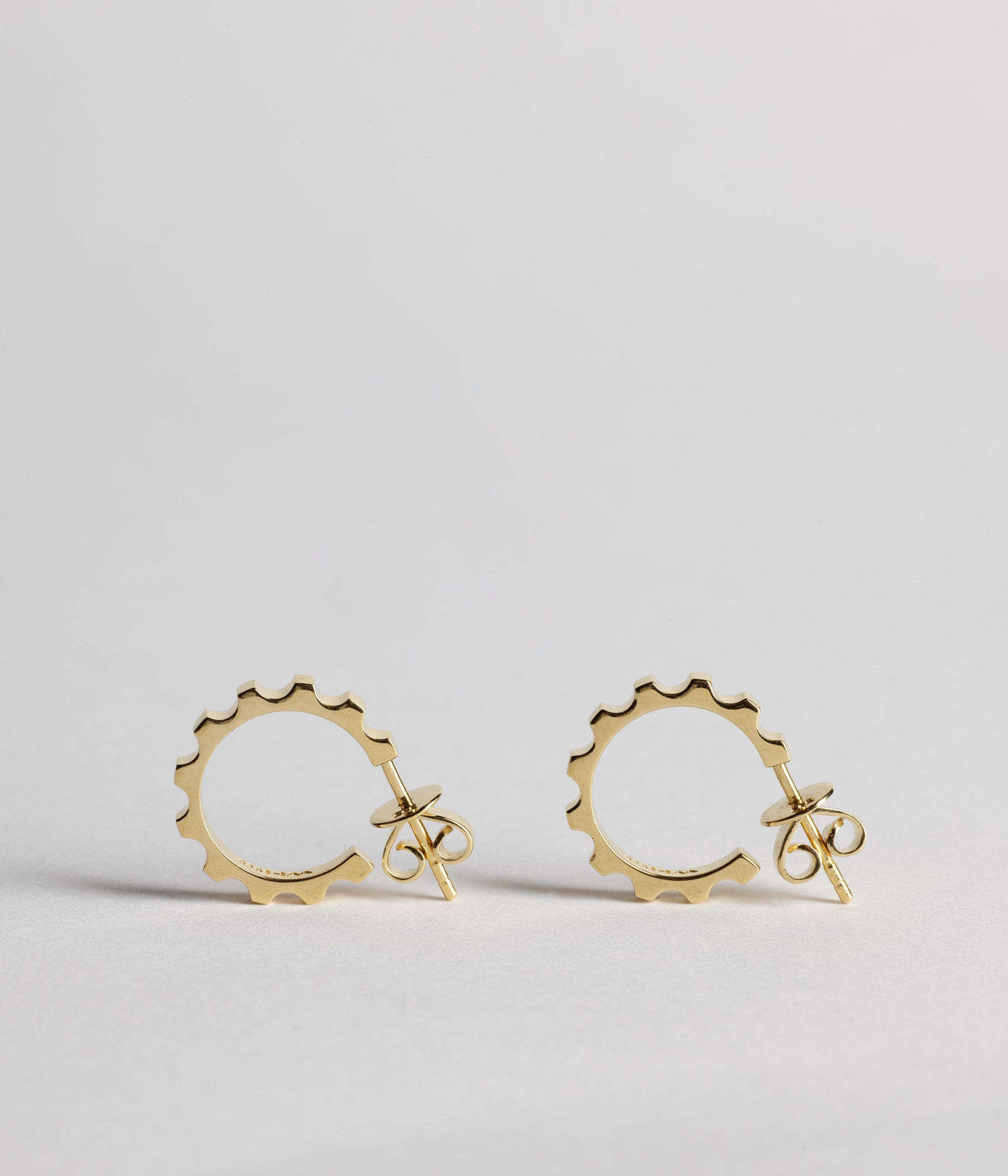 Parmentier Hoop Earrings, Small  - Gold Vermeil