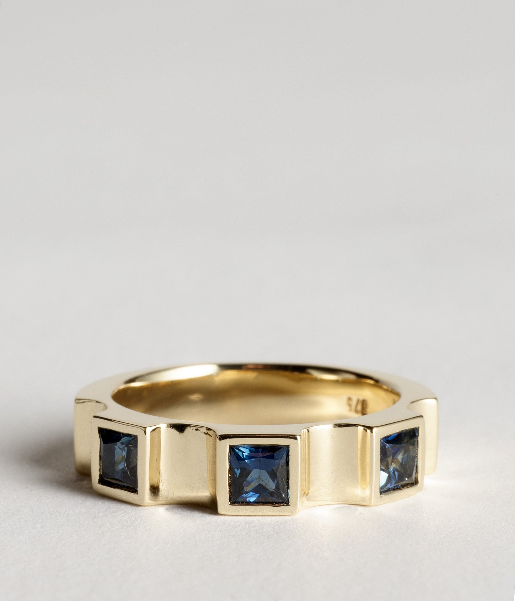 Large Window Ring - Australian Sapphires