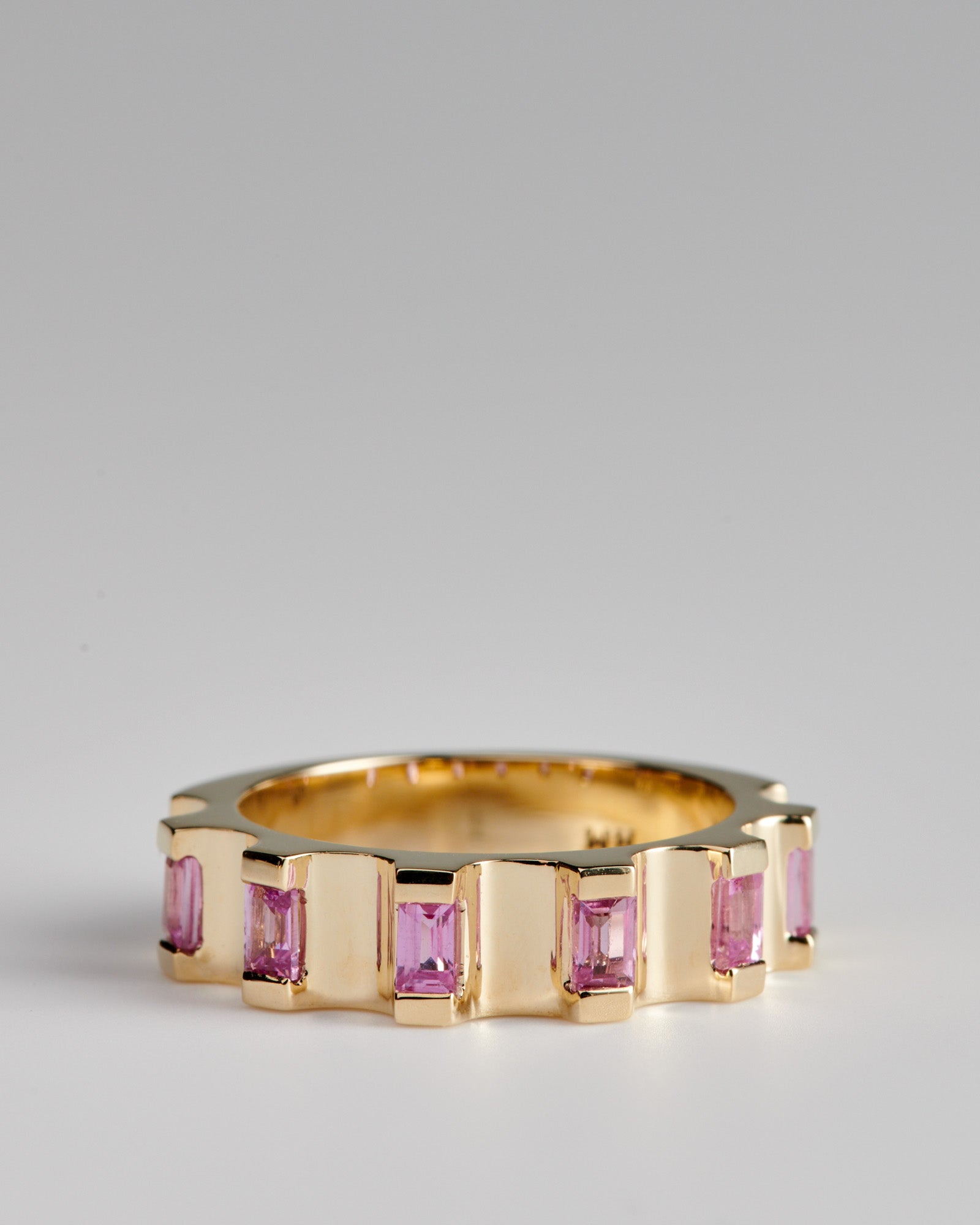 Parmentier Ring - Pink Sapphires